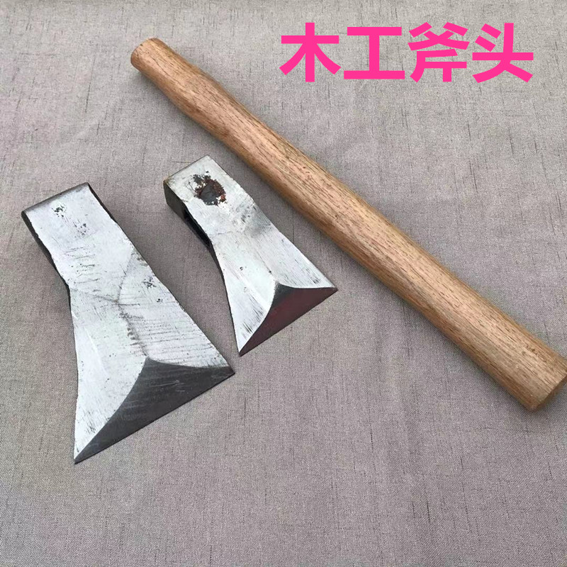 jing ping木工斧头 木匠斧头 伐斧子采伐斧开山斧右手单刃斧木工工具