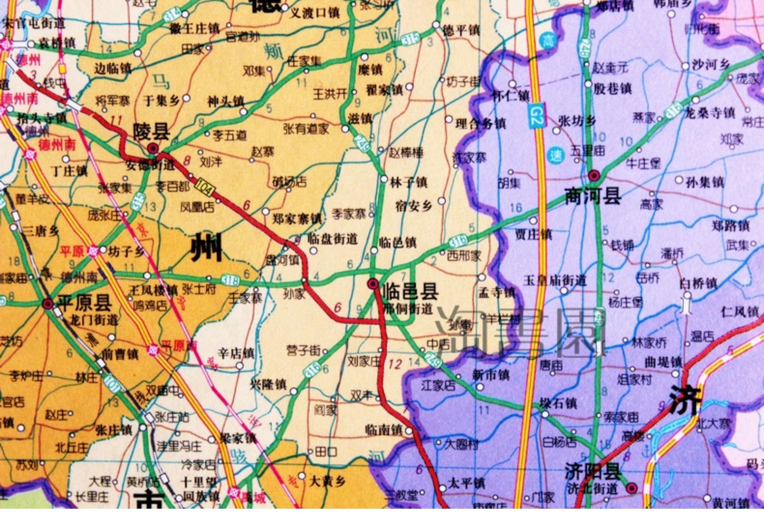 【正版新书】2021全新 山东省地图挂图 整张挂图 政区交通高清彩印