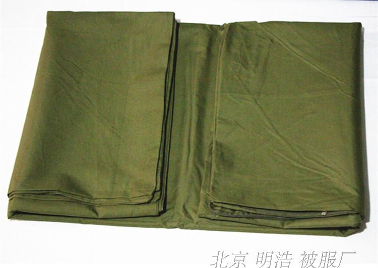 梦卡琳(dreamkarin)学生军训宿舍单位双人纯色被套橄榄被罩床单三件套