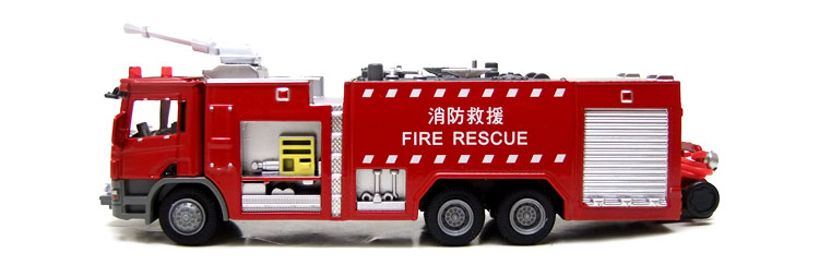凯迪威消防车合金模型119救火车儿童玩具车模合金车模型加厚金属
