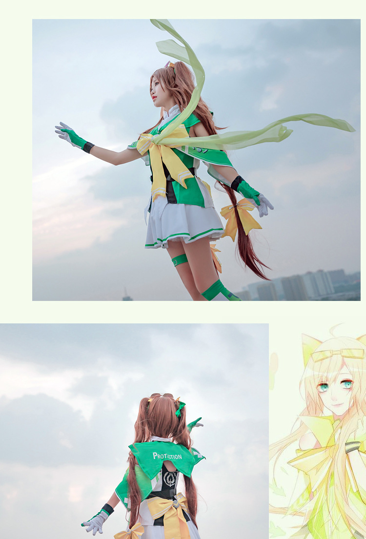 王者cos荣耀 大乔守护之力皮肤cosplay服女装假发套装