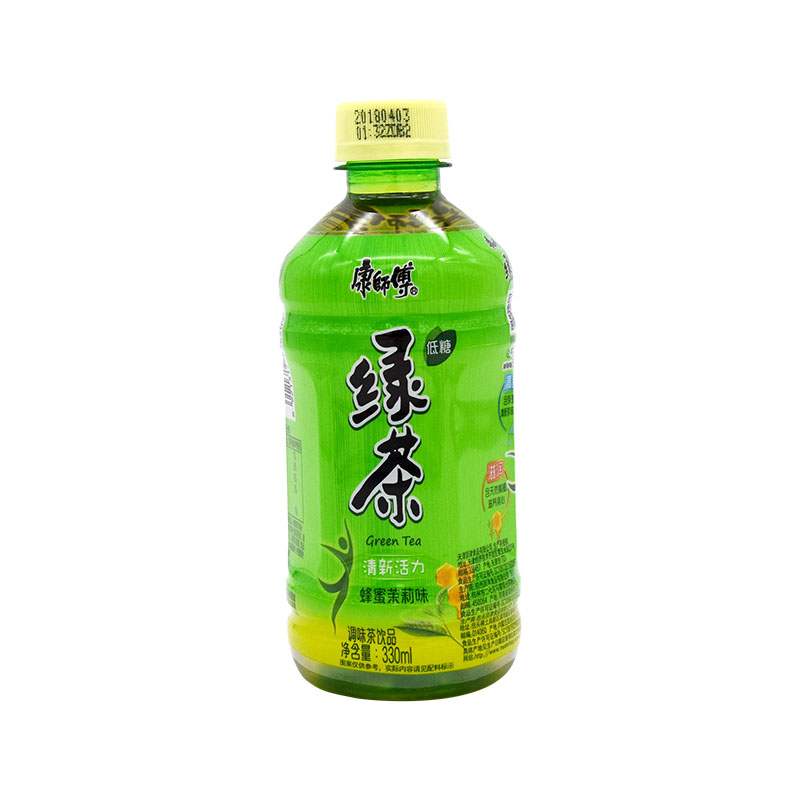 康师傅 饮料 330ml*12瓶迷你小瓶装冰红茶绿茶茉莉蜜茶水蜜桃饮料 多