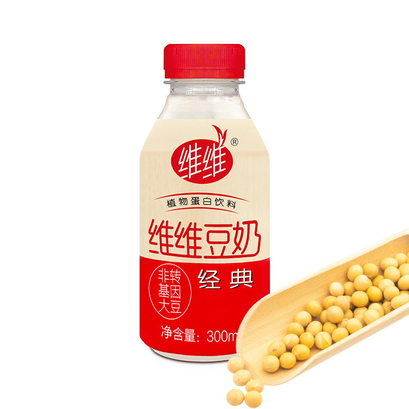 维维经典豆奶饮料300ml6瓶植物蛋白豆奶早餐奶