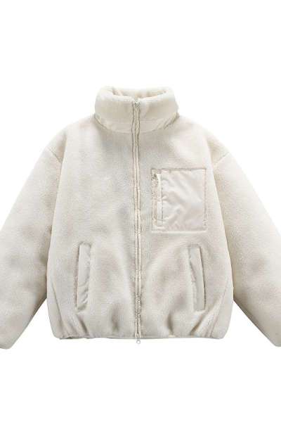 花花公子新款高品质新国标90绒质检 羊羔绒羽绒服男港风宽松中性情侣可二开A270-P215