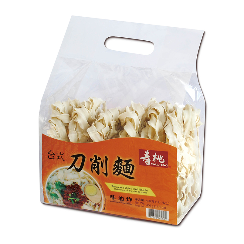 苏宁超市自营超级新品 寿桃-台式刀削面 400g