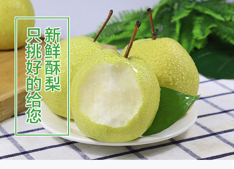 丰县白酥梨当季新鲜酥梨水果生鲜