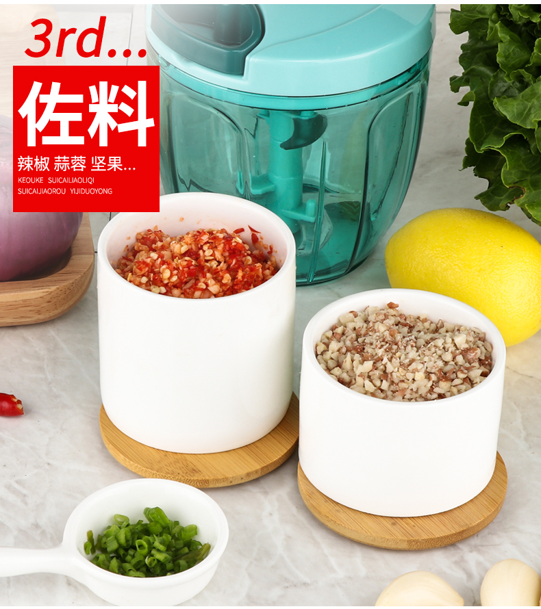 haoyangdao小型绞蒜泥器家用切蒜蓉机蒜头搅碎机搅蒜器手拉蒜蓉器剁