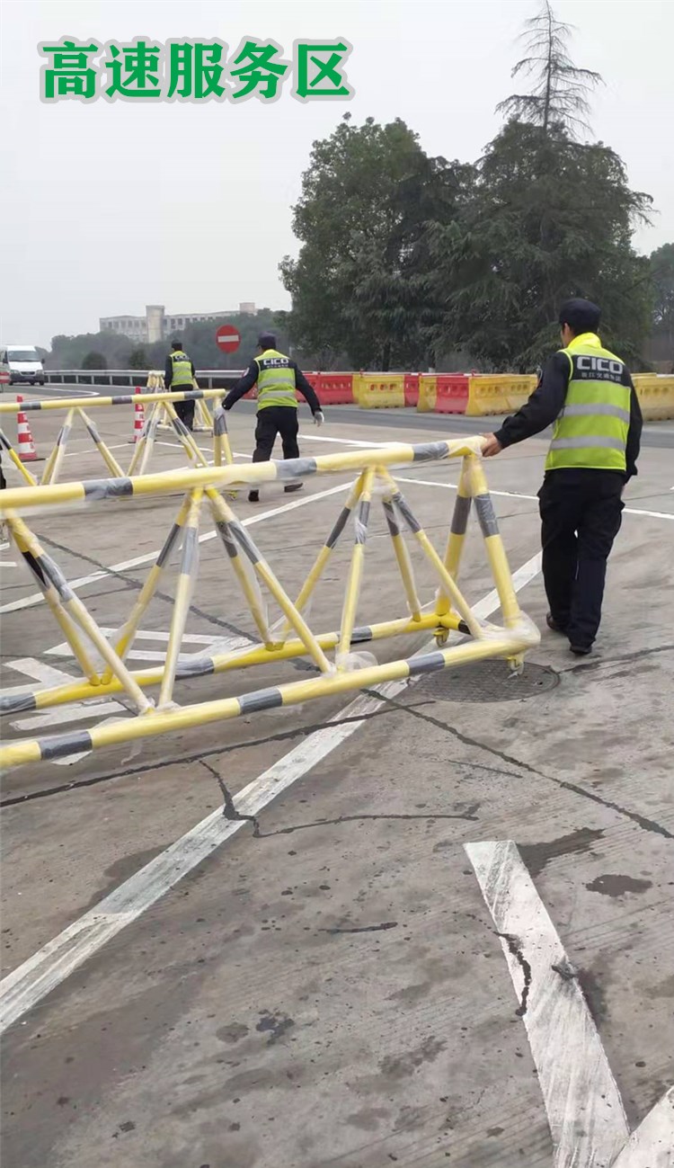 定做 路障栏杆路障栏杆移动隔离栏学校防冲撞护栏道路移动挡车栏杆