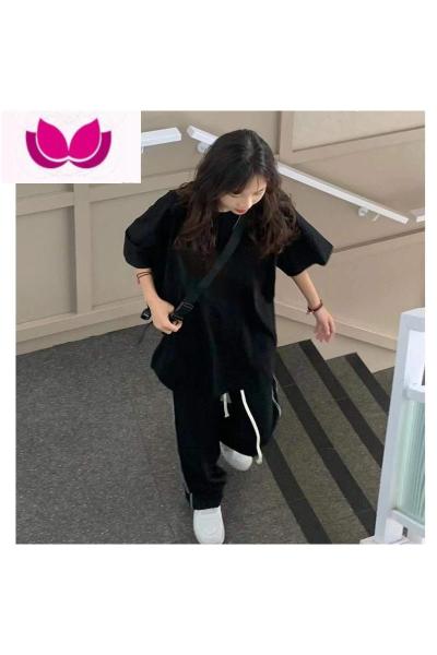 七斓国潮oversize短袖t恤女夏季宽松美式复古港味chic女装上衣服