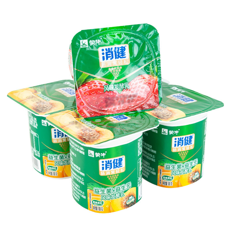 蒙牛消健酸奶16杯益生菌加益生元风味发酵乳草莓黄桃原味酸奶