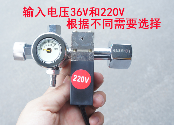 定做 二氧化碳表减压阀压力表节气省气摔二保焊表36v220v加热