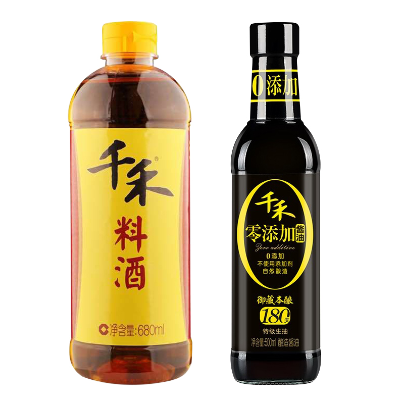 千禾调味品零添加酱油180天千禾料