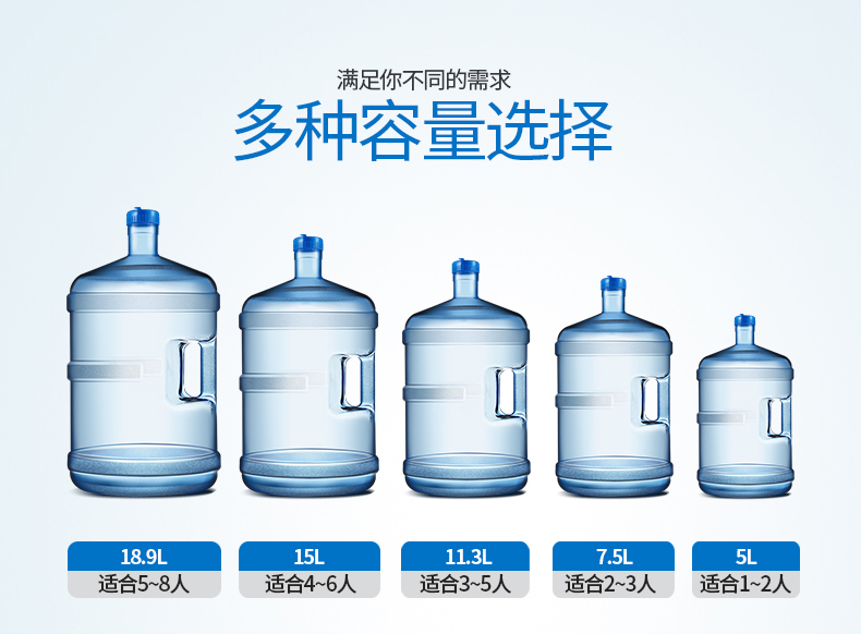 水矿泉水小型桶装饮水桶家用大桶储瓶带盖 12l漏气阀盖可用功夫茶具