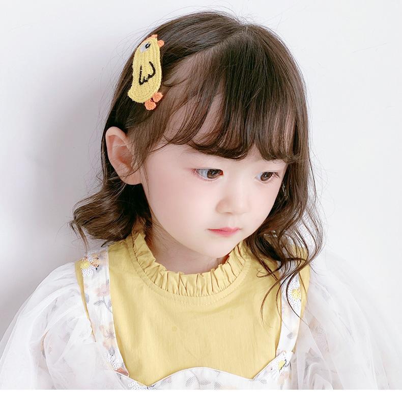 冬款儿童卡通发夹韩国公主头饰女童小女孩碎发bb发卡可爱宝宝发饰
