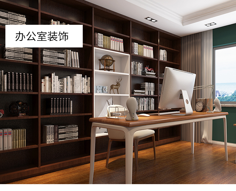 企业管理金融仿真书假书现代中式办公室书房书柜装饰品抖音摆件