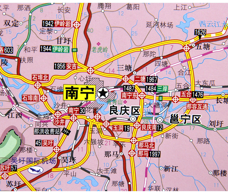 0m中国地图行政区分省地图 办公室家庭通用 双面覆膜防水