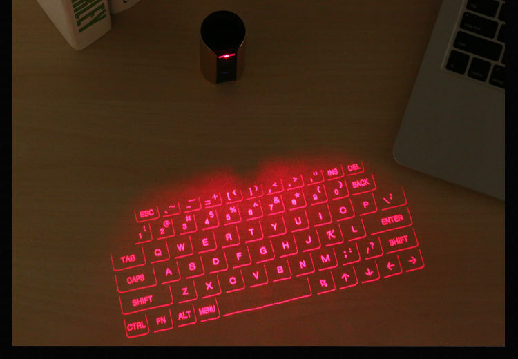 激光镭射蓝牙投影键盘 ipad平板无线虚拟便携手机键盘带鼠标通用苹果