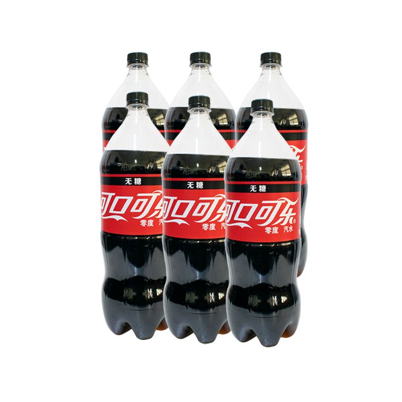 可口可乐(cocacola)碳酸饮料 可口可乐零度无糖汽水2l*6桶 碳酸饮料