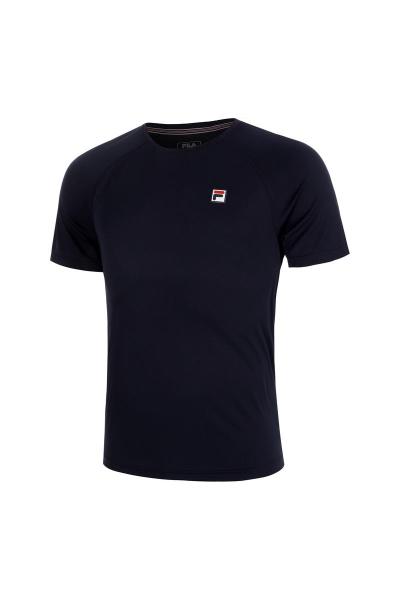 斐乐(FILA)男士运动T恤纯棉透气休闲短袖圆领百搭基础款夏装