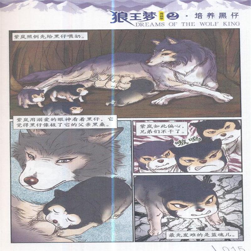 全新正版儿童文学名家典藏漫画沈石溪动物漫画王国狼王梦2漫画版