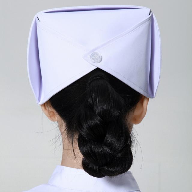 护士帽加厚护士帽白色粉色蓝色护士服医师服白大褂白色均码