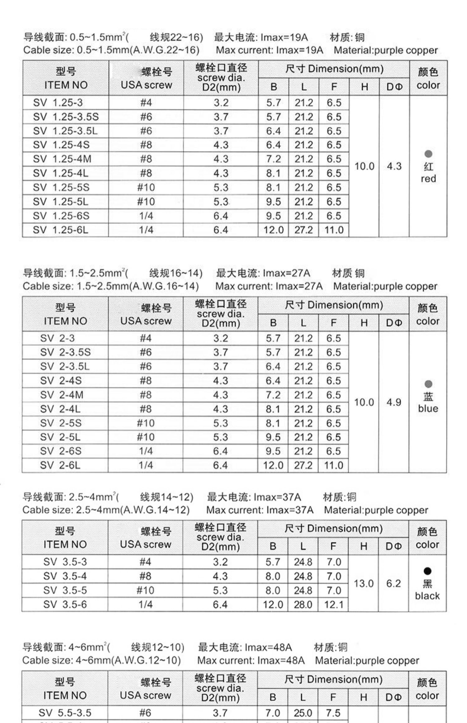 欧式叉型预绝缘接线端子y形u型冷压接线鼻子线耳铜端头 敬平 sv1.