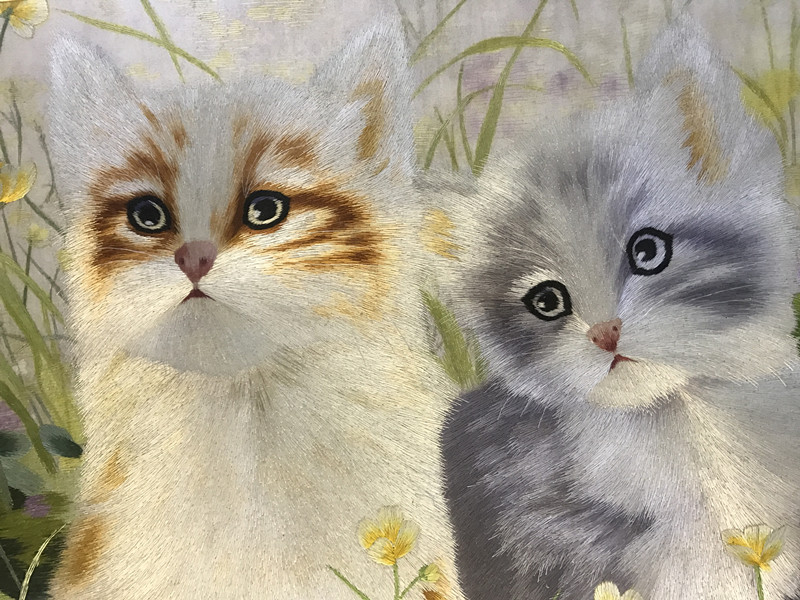 苏绣成品客厅挂画刺绣画纯手工新款精品苏州刺绣画苏绣成品挂画玄关