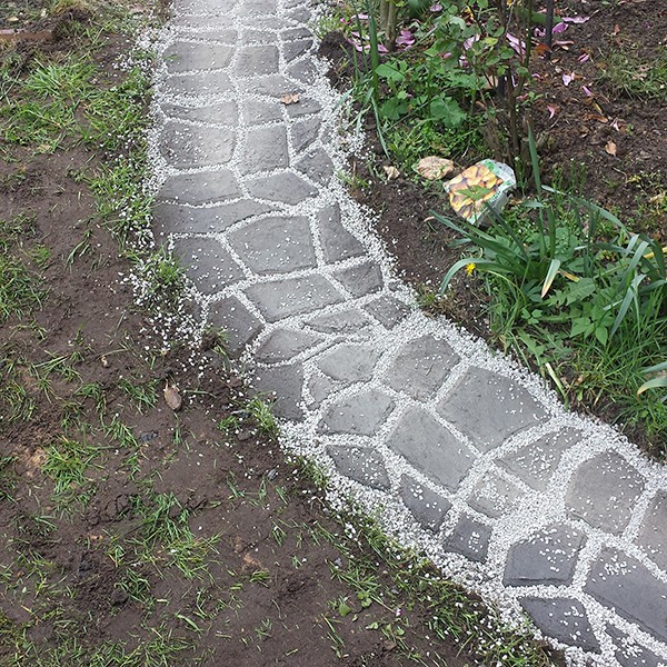 定做自己施工铺路模具水泥模型鹅卵石仿石彩色地砖模花园模具基础建材