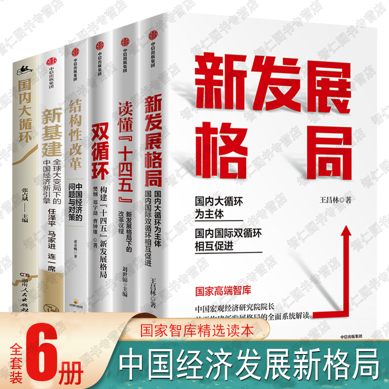 读懂十四五6册双循环 新发展格局 国内大循环 新基建 结构性改革中国