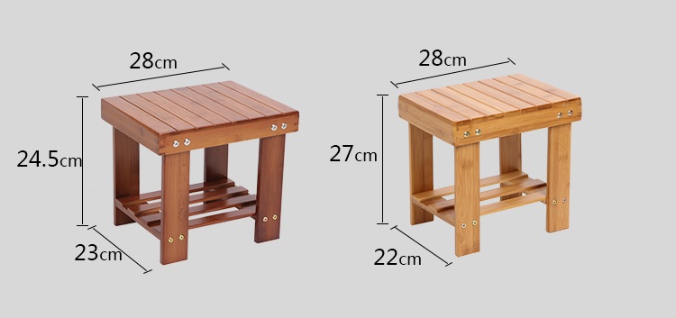 佳家达jiajiada楠竹子小板凳换鞋凳儿童小凳子餐凳卡通欧式洗衣凳实木