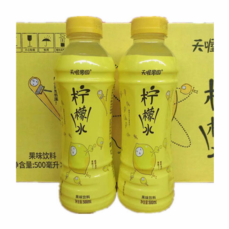 天喔果园柠檬水500ml1瓶五瓶装