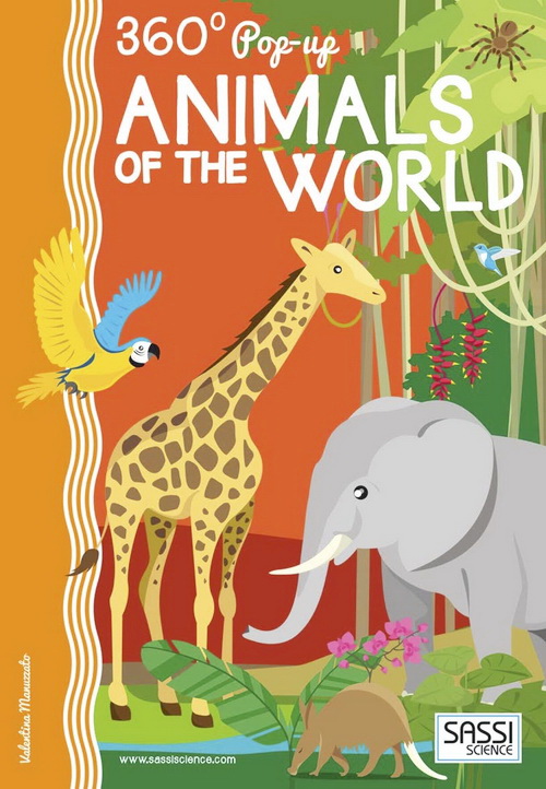 英文原版 animals of the world 动物世界 360度剧场立体书 礼品书