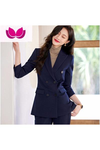 七斓西装正装女春装2023年新款面试公务员通勤职业套装工作服西服外套