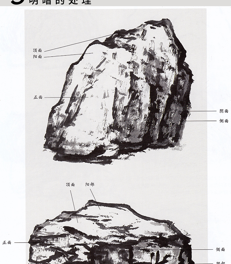 超级新品 全4册初学者之友山水画云水点景篇山石篇树木篇创作篇国画