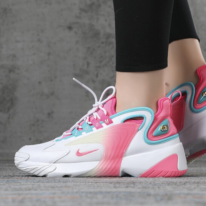 nike耐克女鞋新款zoom2k舒适复古时尚运动休闲跑步鞋cu2988131d
