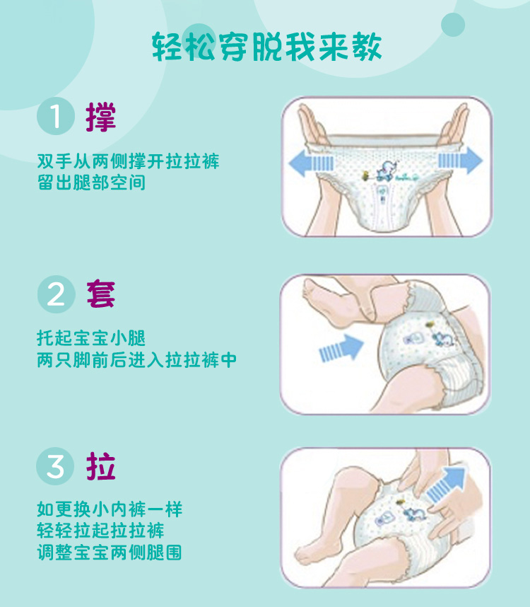 帮宝适清新帮拉拉裤l42片云柔透气泡泡层男女宝宝通用尿不湿914kg