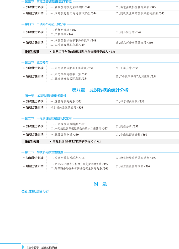 [正版]2021高中数学基础知识手册薛金星高一高二高三教材教辅全套辅导