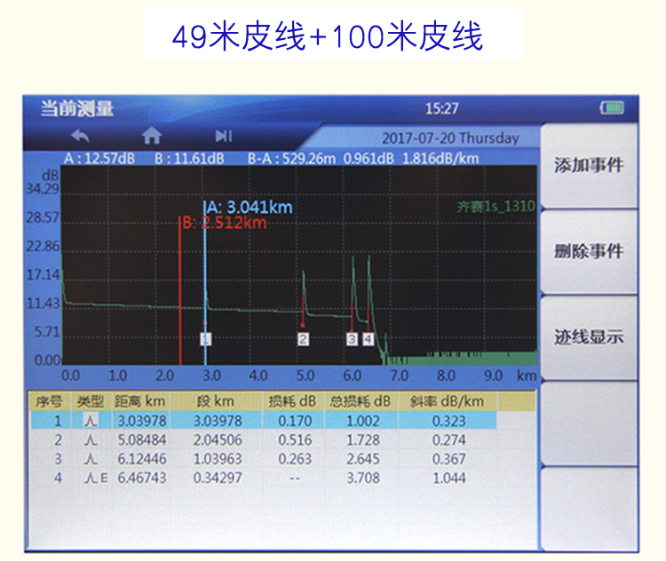 定做 光时域反射仪otdr光纤测试仪光缆断点检测仪故障寻障仪长度测距