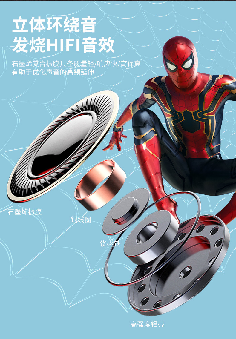 漫威(marvel)蓝牙耳机数显 漫威(marvel)无线蓝牙耳机