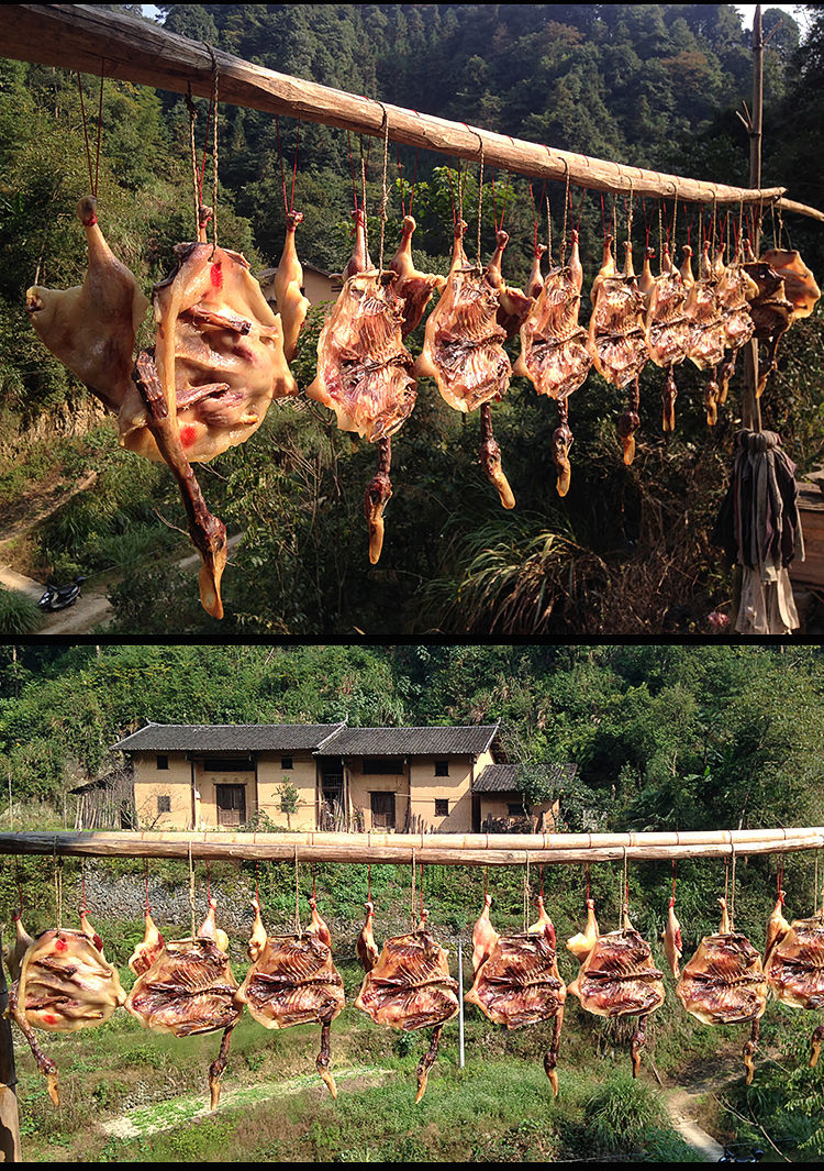 遂川板鸭日晒风干腊鸭咸香鸭正宗江西农家手工腌制腊肉腊味土特产