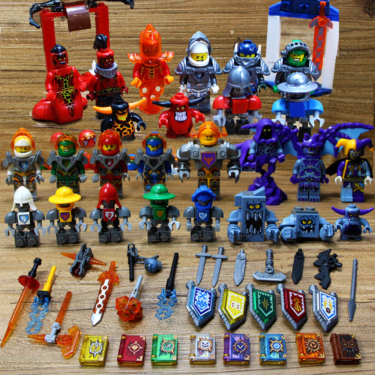 兼容乐高未来骑士团人仔积木人偶幻影忍者拼装积木男孩玩具 32款忍者