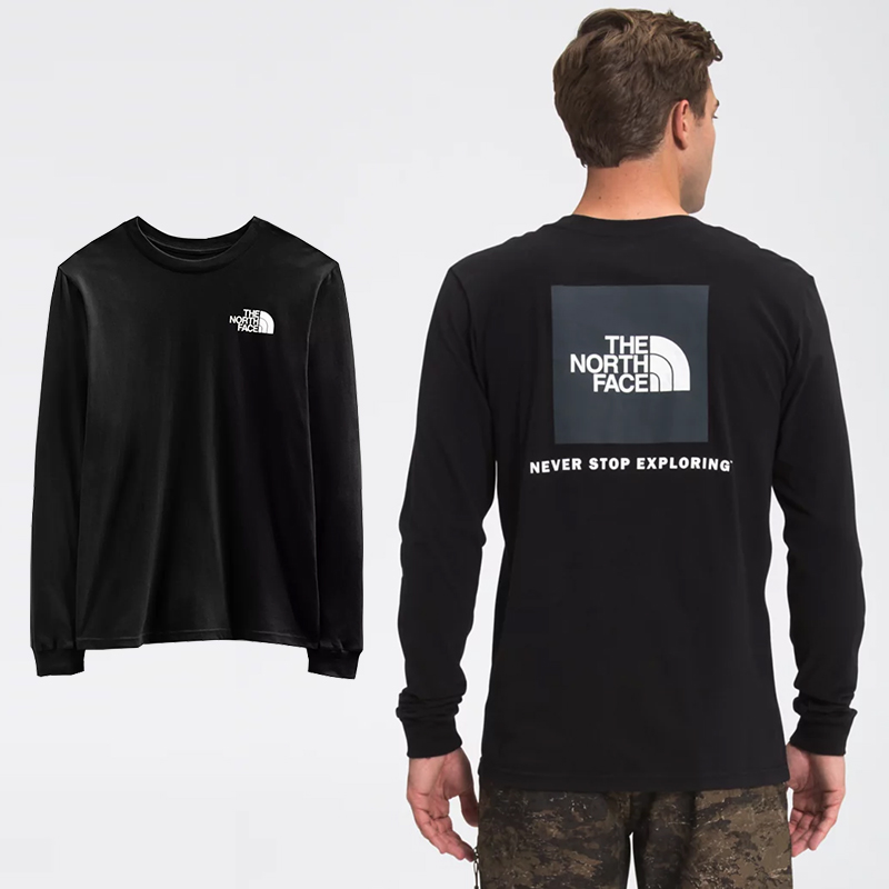 thenorthface北面男短袖logo印花短袖t恤美潮宽松ls box nse tee