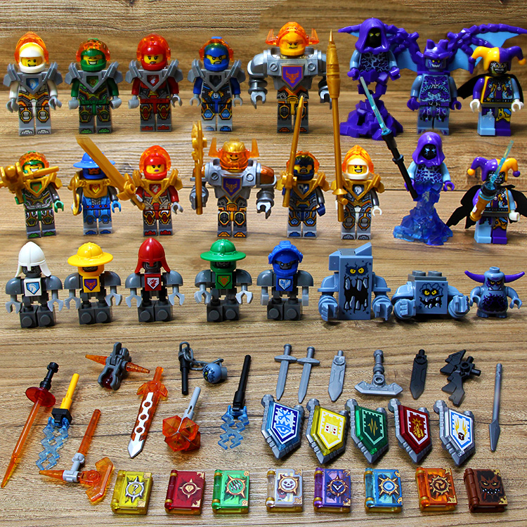 兼容乐高未来骑士团人仔积木人偶幻影忍者拼装积木男孩玩具 32款忍者