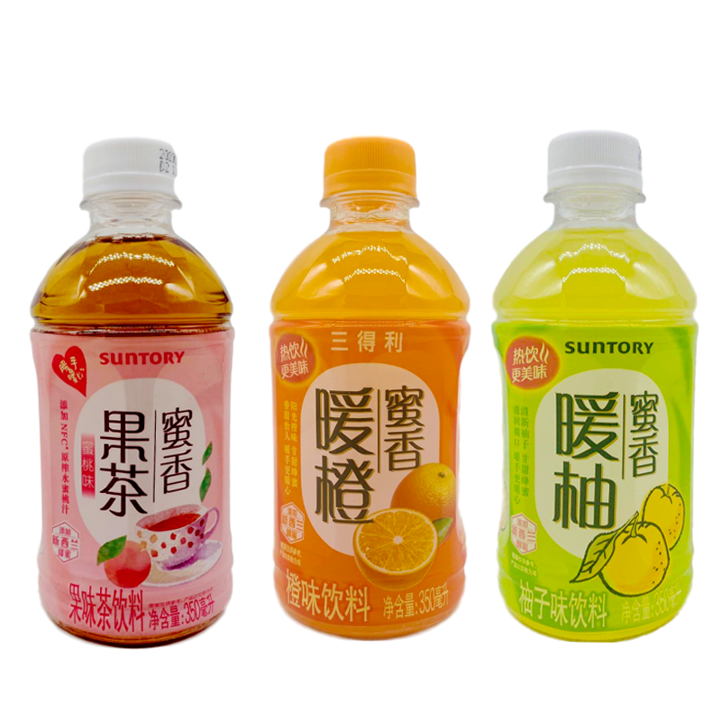 三得利(suntory)果汁/果蔬汁 三得利蜜香暖橙果味饮料系列蜜香果茶