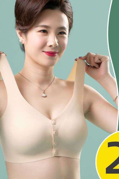 妈妈夏季冰丝内衣女聚拢防下垂上托文胸女士薄款中老年人胸罩