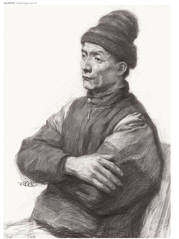 惠典正版经典全集素描半身像带手人物线性临摹书写生画照片中国美术