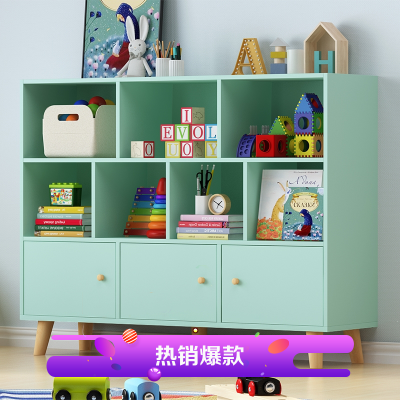 北欧风格角柜法耐(FANAI)简约置物柜小户型墙边柜客厅储物收纳柜落地儿童书架