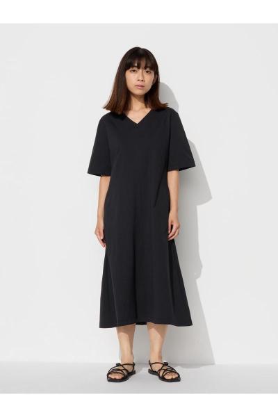 优衣库(UNIQLO)休闲简约女装夏季新款连衣裙 海外代购正品473086_30