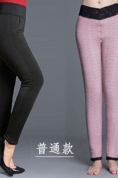 迪鲁奥(DILUAO)50岁60岁妈妈婆婆穿的加绒裤妈妈裤子冬季驼绒厚款保暖奶奶棉裤女高腰宽松中老年人外穿