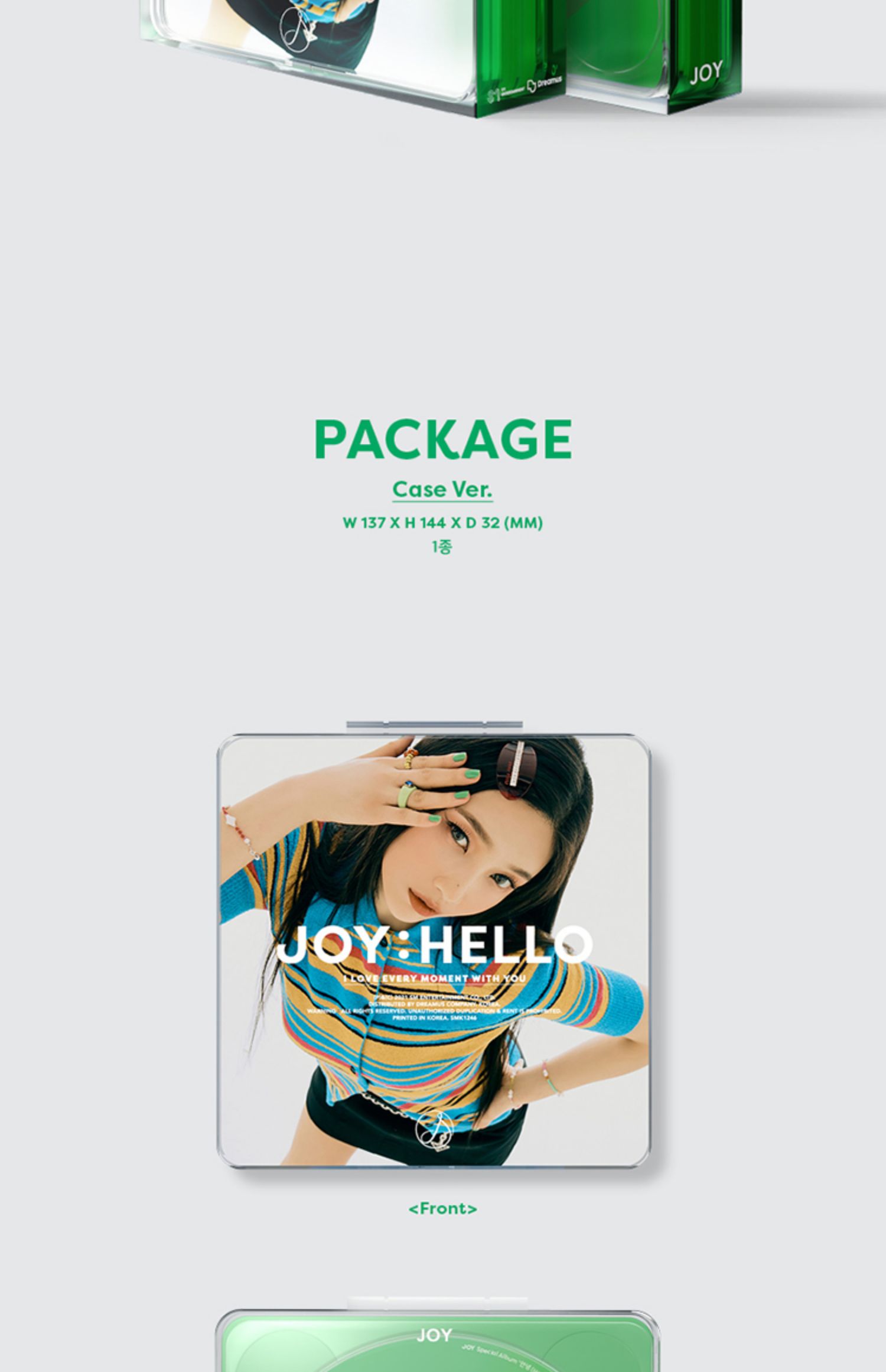 joy 朴秀荣 hello 首张专辑 个人solo出道专 red velvet cd